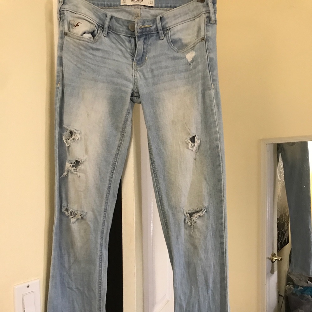 Hollister ripped jeans
